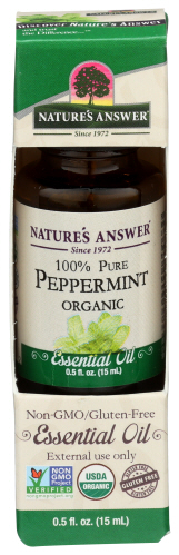 Natures Answer Essential Oil Pepmnt Org 0.50 Oz