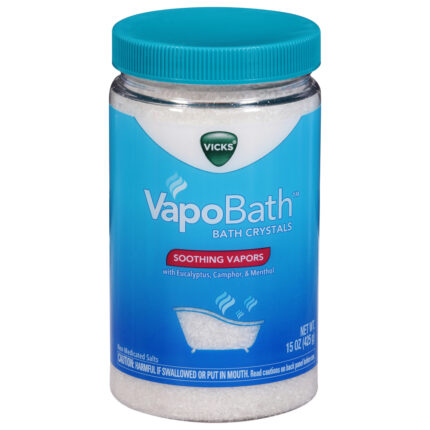 Vicks, Vapobath Soothing Vapors Bath Crystals, Case Of 3, 15 Oz