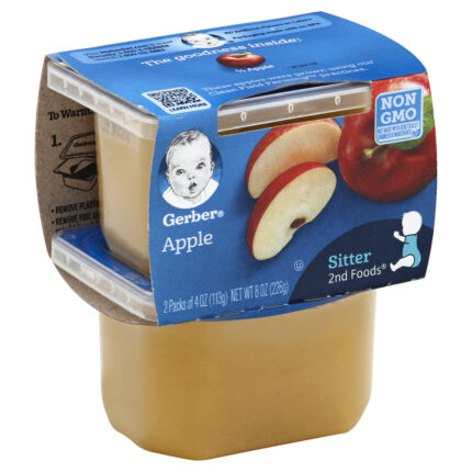 Gerber, 2Nd Foods Apple Baby Food Tubs, Case Of 8, 8 Oz