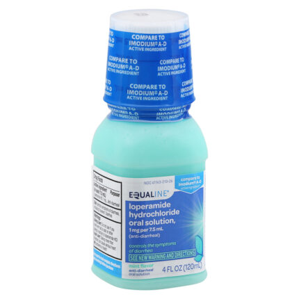 Equaline, Anti Diarrheal Mint Flavor Oral Solution, Case Of 1, 12 Ct, 4 Fl Oz
