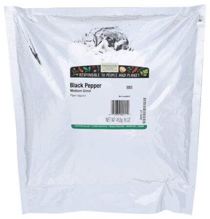 Frontier Bulk Pepper Blk Med 16 Oz