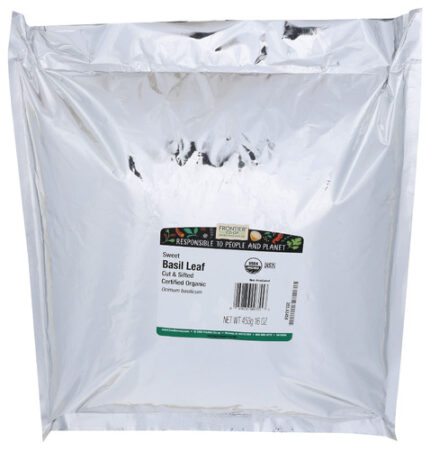 Frontier Bulk Basil Leaf Swt Org 16 Oz