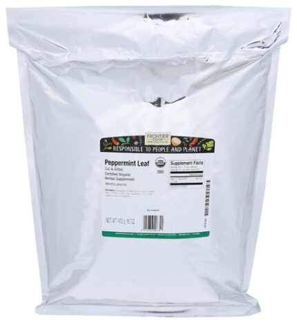 Frontier Bulk Peppermint Leaf Org 16 Oz