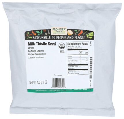 Frontier Bulk Milk Thstle Seed Org 16 Fo