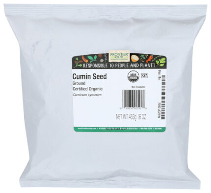 Frontier Bulk Cumin Seed Ground Org 16 Oz