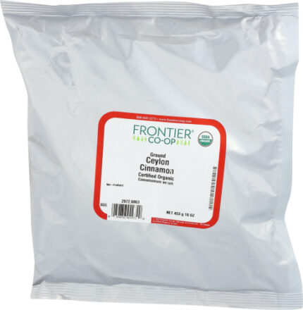 Frontier Bulk Cinnamon Pwdr Cyln Org 16 Oz