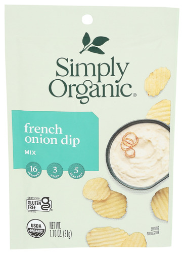 Simply Organic Dip Mix French Onion 1.10 Oz