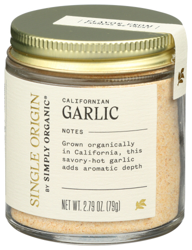 Simply Organic Ssnng Garlic Californian 2.79 Oz