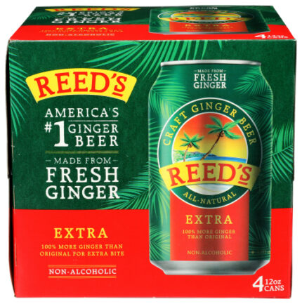 Reeds Soda Gngr Beer Xtra  4Pk 48 Fo