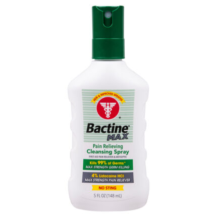 Bactine Max, Pain Relieving Cleansing Spray, Case Of 4, 5 Fl Oz