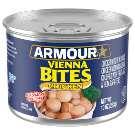 Armour, Vienna Chicken Bites Sausage, Case Of 12, 10 Oz