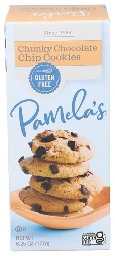 Pamelas Cookies Chunky Choco Chip 6.25 Oz