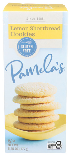 Pamelas Cookies Lemon Shortbread 6.25 Oz