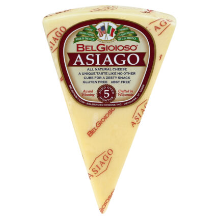 Belgio Chs,Asiago,Wedge 8 Oz
