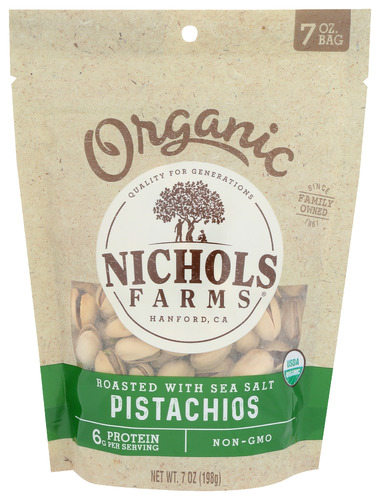 Nichols Pistachio Eb Pistachios Rstd Sltd Is O 7 Oz
