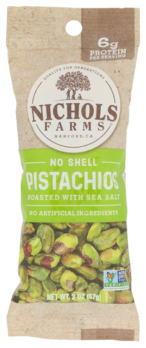 Nichols Pistachio Eb Pistachios Rstd Sltd Ns 2 Oz