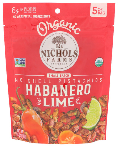 Nichols Pistachio Eb Pistachios Hbnro Lm Ns Org 5 Oz