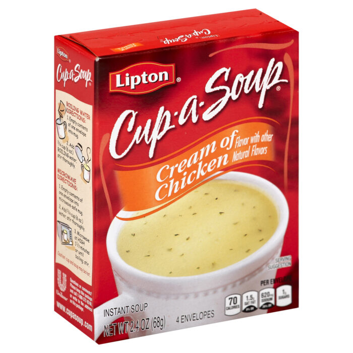 Lipton, Instant Soup Cream Of Chicken, Case Of 12, 2.4 Oz - Image 1