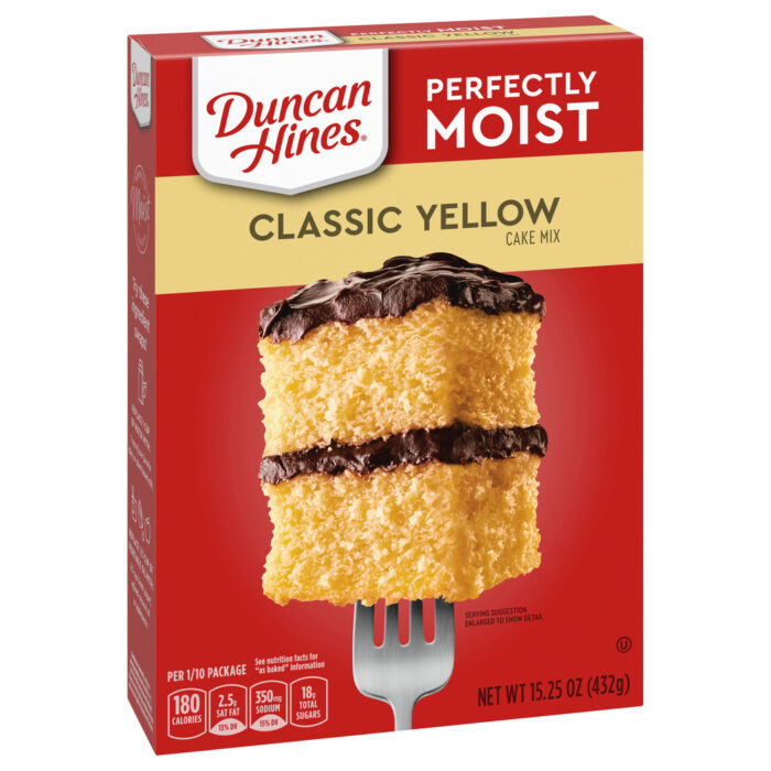 Duncan Hines, Classic Yellow Cake Mix, Case Of 12, 15.25 Oz - Image 1
