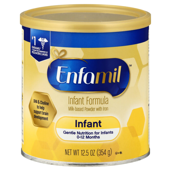 Enfamil, Infant Formula Milk Based Baby Formula With Iron Powder Makes, Case Of 6, 12.5 Oz - Image 1