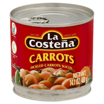 La Costena, Pickled Carrots Sliced, Case Of 12, 14.1 Oz