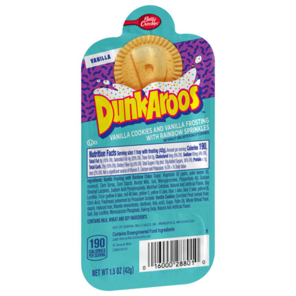 General Mills, Vanilla Cookies And Frosting With Rainbow Sprinkles, Case Of 36, 1.5 Oz