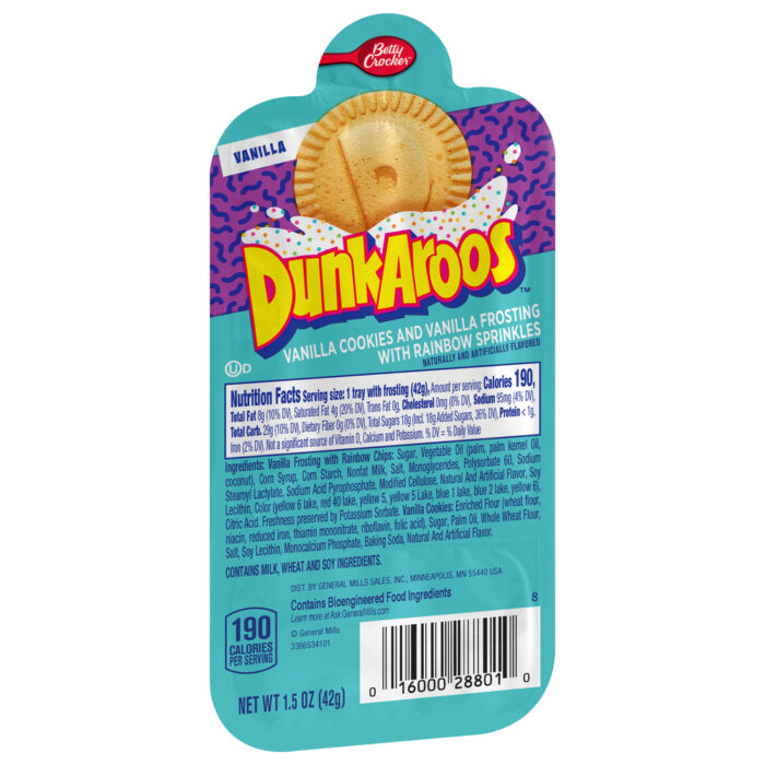 General Mills, Vanilla Cookies And Frosting With Rainbow Sprinkles, Case Of 36, 1.5 Oz - Image 1