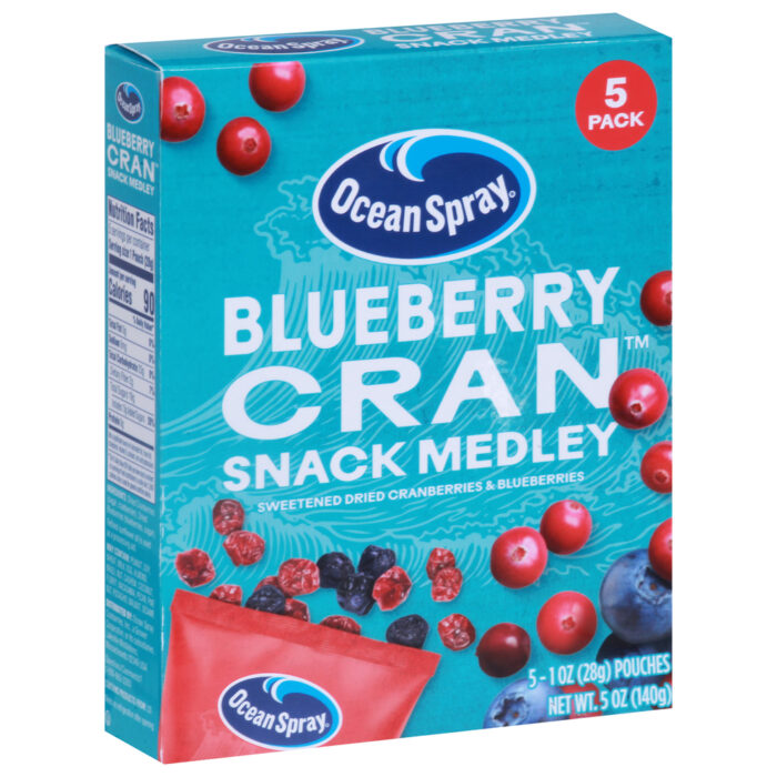 Ocean Spray, Blueberry Cran Snack Medley, Case Of 10, 5 Oz - Image 1