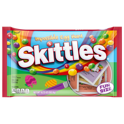 Skittles, Byte Size Candy Impossible Egg Hunt, Case Of 24, 10.72 Oz