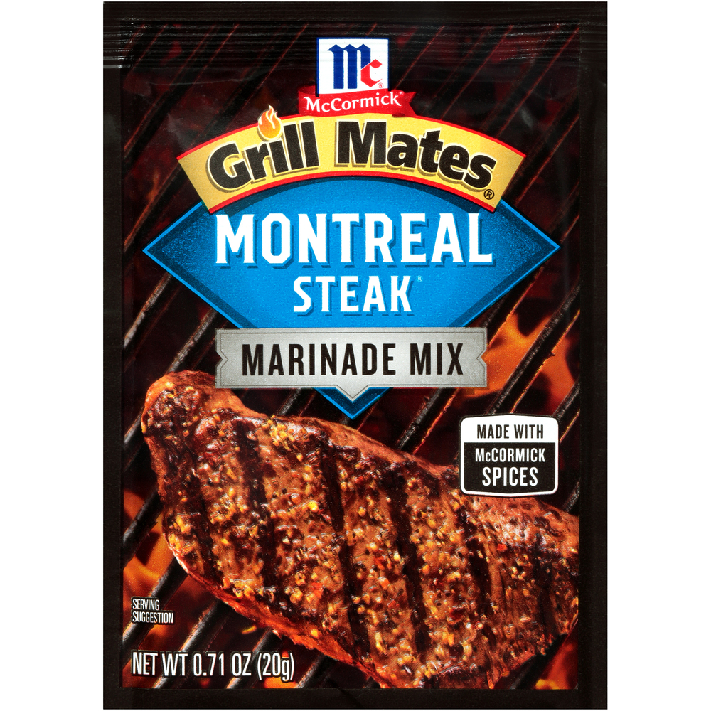 0b8775a512f841548f996531e6d3acba3Fsize3D1000_Syndigo.jpg Mccormick, Grill Mates Montreal Steak Marinade Mix Packet, Case Of 12, .71 Oz - Image 1
