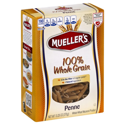 Mueller'S, 100% Whole Grain Penne, Case Of 12, 13.25 Oz