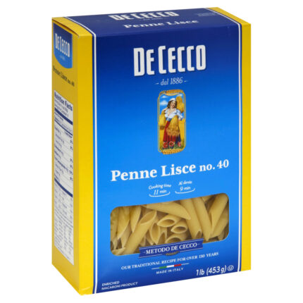 Dcecco Pasta,Penne Lisce 16 Oz
