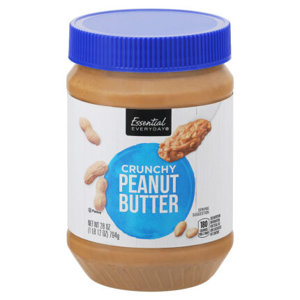 Essential Everyday, Crunchy Peanut Butter, Case Of 12, 28 Oz