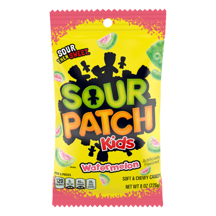 Sour Patch, Kids Watermelon Soft And Chewy Candy Bag, Case Of 12, 8 Oz - Image 1