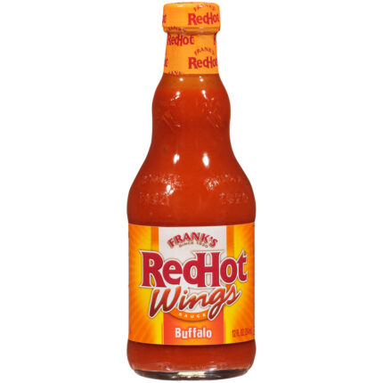 Frank'S Redhot, Buffalo Wing Sauce Glass Bottle, Case Of 12, 12 Fl Oz