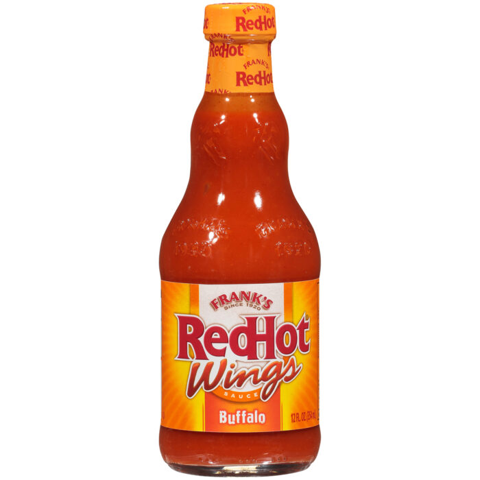 Frank'S Redhot, Buffalo Wing Sauce Glass Bottle, Case Of 12, 12 Fl Oz - Image 1