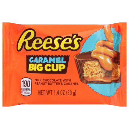 Reese'S, Caramel Big Cup, Case Of 16, 1.4 Oz