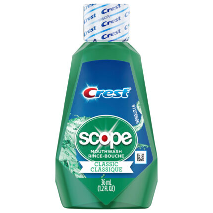 Scope, Classic Mouthwash Original Formula, Case Of 18, 1.2 Fl Oz