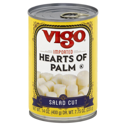 Vigo, Salad Cut Hearts Of Palm, Case Of 12, 14 Oz