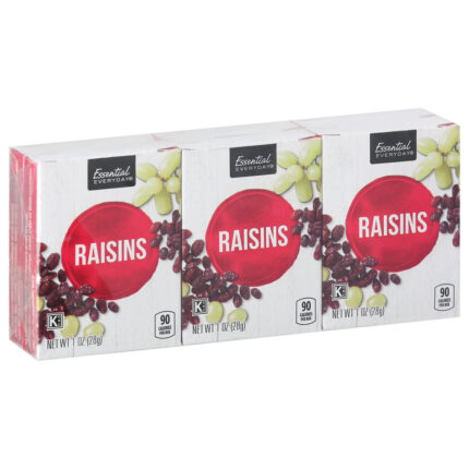 Essential Everyday, Raisins, Case Of 24, 6 Oz