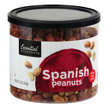Essential Everyday, Spanish With Sea Salt Peanuts, Case Of 12, 12 Oz