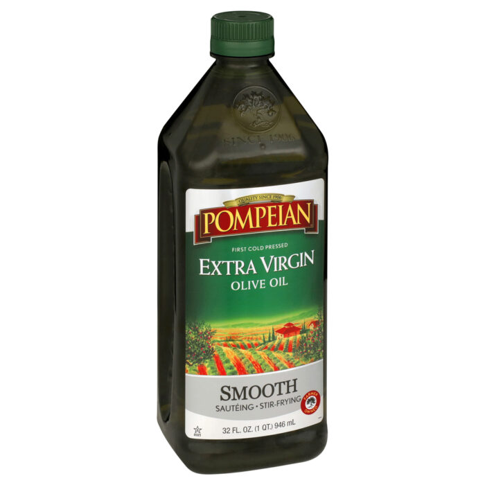 Pompeian, Smooth Extra Virgin Olive Oil, Case Of 6, 32 Fl Oz - Image 1