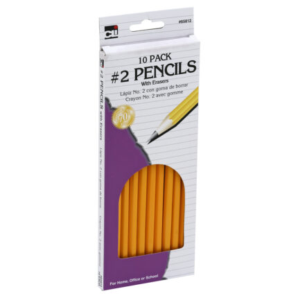 Cli, No. 2 Pencils, Case Of 12, 10 Ct