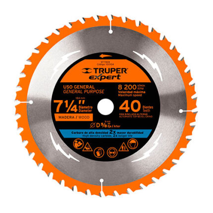 *** 7-1/4", 40T, Circular Saw Blade, Expert                         Special Order Item (Extended Lead Time 35-50 Days)