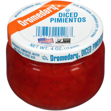 Dromedary, Diced Pimientos, Case Of 24, 4 Oz