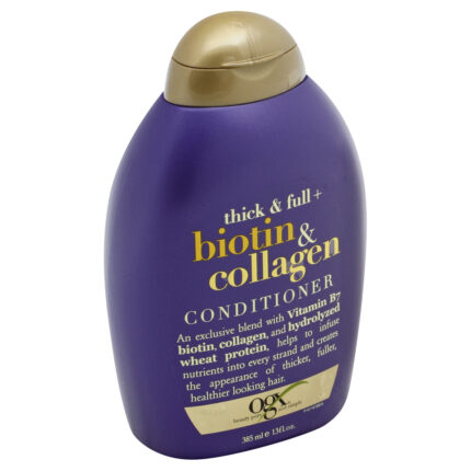 Ogx, Thick & Full + Biotin & Collagen Conditioner, Case Of 4, 13 Fl Oz