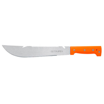12" Rambo Machete, Orange Handle