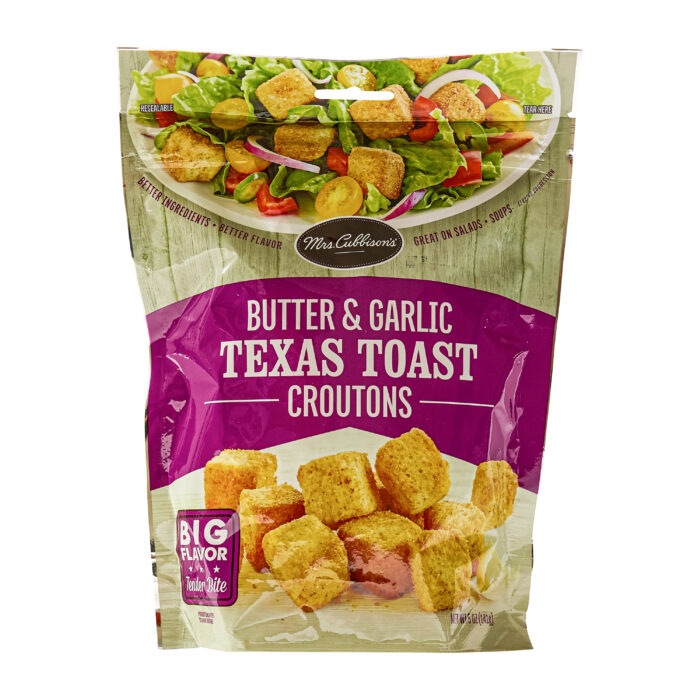 Mrs. Cubbison'S, Croutons Butter And Garlic Texas Toast, Case Of 9, 5 Oz - Image 1