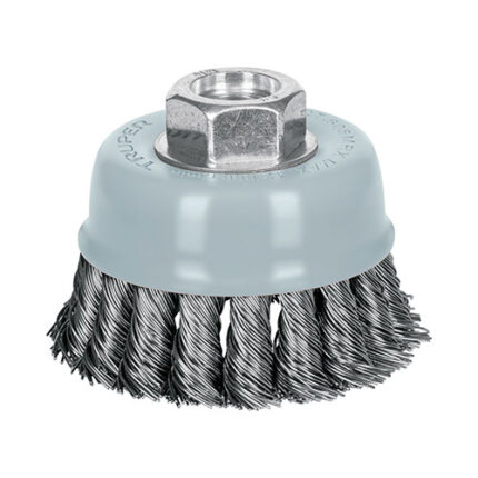 *** Carda Copa 3" Alambre Trenzado Grueso, Multi-Rosca, Trup                         Special Order Item (Extended Lead Time 35-50 Days)