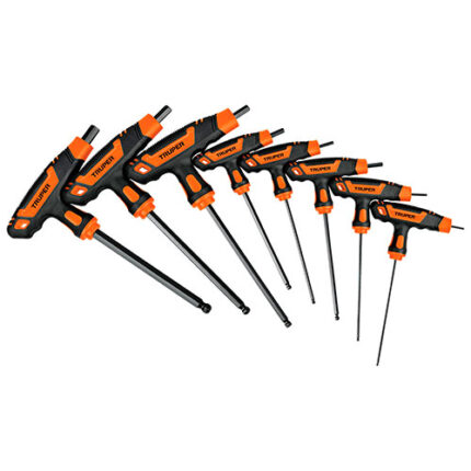 *** 8 Piece T-Handle Long Hex Key Sets Metric                         Special Order Item (Extended Lead Time 35-50 Days)